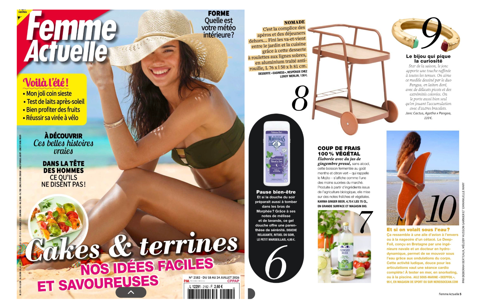 DeepFoil dans le magazine Femme Actuelle - Juillet 2026