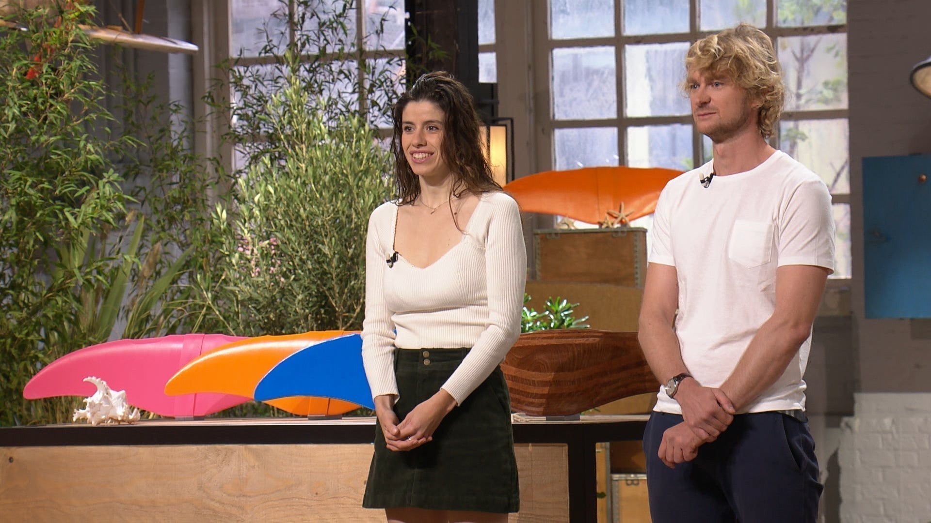 nereis océan sur le plateau tv de qui veut être mon associé M6