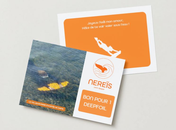 Image recto verso d'une carte cadeau du DeepFoil (ou Deep Foil)
