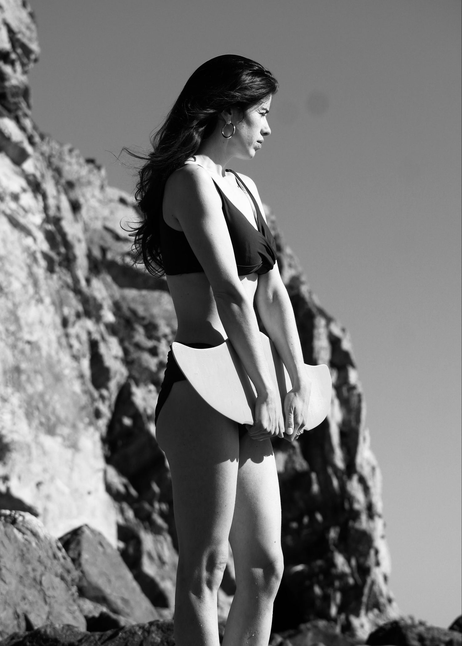 Emilia Perdigon fondatrice Nereis Ocean avec un DeepFoil