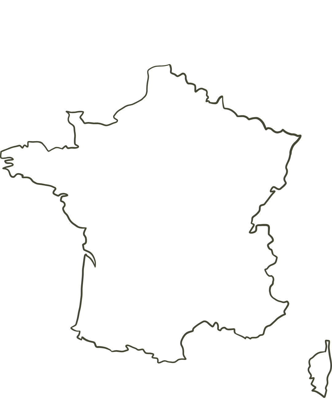 Carte de France DeepFoil
